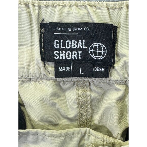 Surf & Swim Co. Global Short size Large  W/Nylon Web Belt & Multiple Pockets - Picture 13 of 16